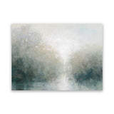 Shop Still Morning Canvas Art Print-Abstract, Green, Horizontal, Rectangle, View All, WA-framed wall decor artwork
