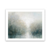 Shop Still Morning Art Print-Abstract, Green, Horizontal, Rectangle, View All, WA-framed painted poster wall decor artwork