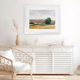 Shop Nature Walk Art Print-Abstract, Green, Horizontal, Rectangle, View All, WA-framed painted poster wall decor artwork