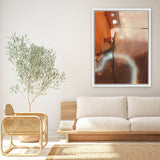 Shop Walking in the Woods Canvas Art Print-Abstract, Brown, Portrait, Rectangle, View All, WA-framed wall decor artwork