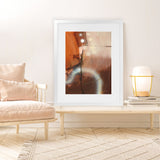 Shop Walking in the Woods Art Print-Abstract, Brown, Portrait, Rectangle, View All, WA-framed painted poster wall decor artwork