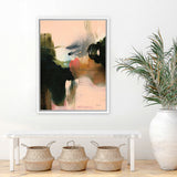 Shop Deep Creek Crop Canvas Art Print-Abstract, Green, Portrait, Rectangle, View All, WA-framed wall decor artwork