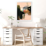 Shop Deep Creek Crop Art Print-Abstract, Green, Portrait, Rectangle, View All, WA-framed painted poster wall decor artwork