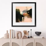 Shop Deep Creek (Square) Art Print-Abstract, Green, Square, View All, WA-framed painted poster wall decor artwork