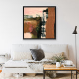Shop Embankment (Square) Canvas Art Print-Abstract, Brown, Square, View All, WA-framed wall decor artwork