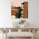 Shop Embankment (Square) Canvas Art Print-Abstract, Brown, Square, View All, WA-framed wall decor artwork