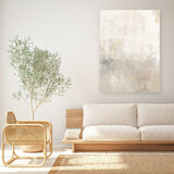 Shop Gray Morning Light II Canvas Art Print-Abstract, Neutrals, Portrait, Rectangle, View All, WA-framed wall decor artwork