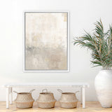 Shop Gray Morning Light II Canvas Art Print-Abstract, Neutrals, Portrait, Rectangle, View All, WA-framed wall decor artwork
