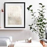 Shop Gray Morning Light II Art Print-Abstract, Neutrals, Portrait, Rectangle, View All, WA-framed painted poster wall decor artwork