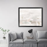 Shop Soft Hues Neutral Crop Art Print-Abstract, Horizontal, Neutrals, Rectangle, View All, WA-framed painted poster wall decor artwork