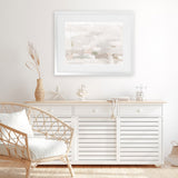 Shop Soft Hues Neutral Crop Art Print-Abstract, Horizontal, Neutrals, Rectangle, View All, WA-framed painted poster wall decor artwork