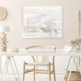 Shop Soft Hues Neutral Crop Art Print-Abstract, Horizontal, Neutrals, Rectangle, View All, WA-framed painted poster wall decor artwork