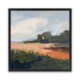 Shop Off Woodgate Road (Square) Canvas Art Print-Abstract, Green, Square, View All, WA-framed wall decor artwork