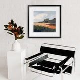 Shop Off Woodgate Road (Square) Art Print-Abstract, Green, Square, View All, WA-framed painted poster wall decor artwork