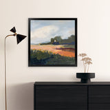 Shop Off Woodgate Road (Square) Art Print-Abstract, Green, Square, View All, WA-framed painted poster wall decor artwork