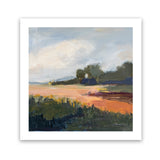 Shop Off Woodgate Road (Square) Art Print-Abstract, Green, Square, View All, WA-framed painted poster wall decor artwork