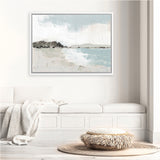 Shop Calm Water Neutral Canvas Art Print-Abstract, Horizontal, Landscape, Neutrals, Rectangle, View All, WA-framed wall decor artwork