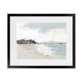 Shop Calm Water Neutral Art Print-Abstract, Horizontal, Landscape, Neutrals, Rectangle, View All, WA-framed painted poster wall decor artwork