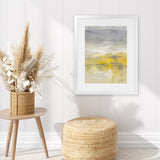 Shop Light After the Rain I Art Print-Abstract, Grey, Portrait, Rectangle, View All, WA, Yellow-framed painted poster wall decor artwork