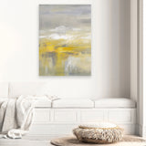 Shop Light After the Rain II Canvas Art Print-Abstract, Grey, Portrait, Rectangle, View All, WA, Yellow-framed wall decor artwork