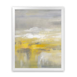 Shop Light After the Rain II Art Print-Abstract, Grey, Portrait, Rectangle, View All, WA, Yellow-framed painted poster wall decor artwork