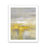 Shop Light After the Rain II Art Print-Abstract, Grey, Portrait, Rectangle, View All, WA, Yellow-framed painted poster wall decor artwork