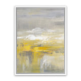 Shop Light After the Rain II Canvas Art Print-Abstract, Grey, Portrait, Rectangle, View All, WA, Yellow-framed wall decor artwork