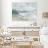 Shop Bay Fog Canvas Art Print-Abstract, Horizontal, Landscape, Neutrals, Rectangle, View All, WA-framed wall decor artwork