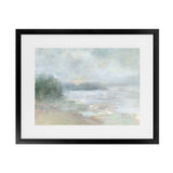 Shop Bay Fog Art Print-Abstract, Horizontal, Landscape, Neutrals, Rectangle, View All, WA-framed painted poster wall decor artwork