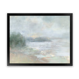 Shop Bay Fog Art Print-Abstract, Horizontal, Landscape, Neutrals, Rectangle, View All, WA-framed painted poster wall decor artwork