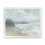 Shop Bay Fog Art Print-Abstract, Horizontal, Landscape, Neutrals, Rectangle, View All, WA-framed painted poster wall decor artwork