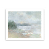 Shop Bay Fog Art Print-Abstract, Horizontal, Landscape, Neutrals, Rectangle, View All, WA-framed painted poster wall decor artwork