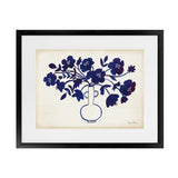 Shop Modern Blue I Art Print-Blue, Florals, Horizontal, Rectangle, View All, WA-framed painted poster wall decor artwork