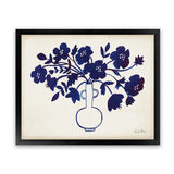 Shop Modern Blue I Art Print-Blue, Florals, Horizontal, Rectangle, View All, WA-framed painted poster wall decor artwork
