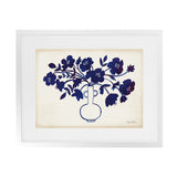 Shop Modern Blue I Art Print-Blue, Florals, Horizontal, Rectangle, View All, WA-framed painted poster wall decor artwork