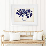 Shop Modern Blue I Art Print-Blue, Florals, Horizontal, Rectangle, View All, WA-framed painted poster wall decor artwork