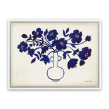 Shop Modern Blue I Canvas Art Print-Blue, Florals, Horizontal, Rectangle, View All, WA-framed wall decor artwork