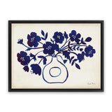 Shop Modern Blue II Canvas Art Print-Blue, Florals, Horizontal, Rectangle, View All, WA-framed wall decor artwork