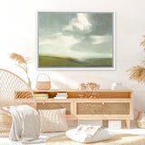 Shop Moorland Canvas Art Print-Abstract, Green, Horizontal, Rectangle, View All, WA-framed wall decor artwork