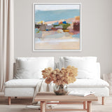 Shop Moab (Square) Canvas Art Print-Abstract, Blue, Square, View All, WA-framed wall decor artwork