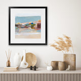 Shop Moab (Square) Art Print-Abstract, Blue, Square, View All, WA-framed painted poster wall decor artwork