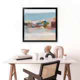 Shop Moab (Square) Art Print-Abstract, Blue, Square, View All, WA-framed painted poster wall decor artwork