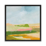 Shop Spring Green (Square) Canvas Art Print-Abstract, Green, Square, View All, WA, Yellow-framed wall decor artwork