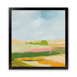 Shop Spring Green (Square) Art Print-Abstract, Green, Square, View All, WA, Yellow-framed painted poster wall decor artwork