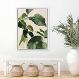 Shop Tropical Study II Linen Canvas Art Print-Botanicals, Green, Portrait, Rectangle, View All, WA-framed wall decor artwork