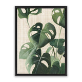 Shop Tropical Study IV Linen Canvas Art Print-Botanicals, Green, Portrait, Rectangle, View All, WA-framed wall decor artwork