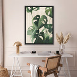 Shop Tropical Study IV Linen Canvas Art Print-Botanicals, Green, Portrait, Rectangle, View All, WA-framed wall decor artwork