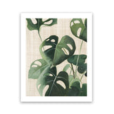 Shop Tropical Study IV Linen Art Print-Botanicals, Green, Portrait, Rectangle, View All, WA-framed painted poster wall decor artwork