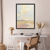 Shop Light Cloud Canvas Art Print-Abstract, Portrait, Rectangle, View All, WA, Yellow-framed wall decor artwork