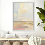 Shop Light Cloud Canvas Art Print-Abstract, Portrait, Rectangle, View All, WA, Yellow-framed wall decor artwork
